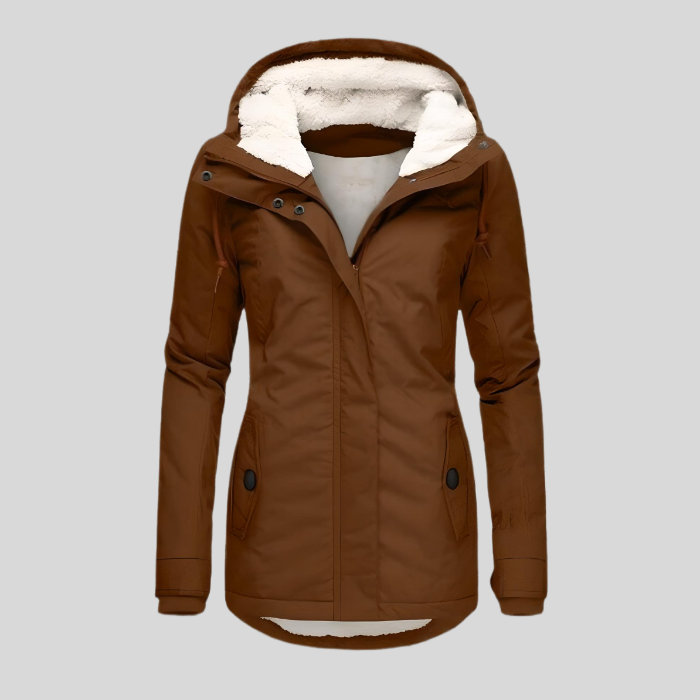 Women Coat | Waterproof Insulated Hood for Rain and Snow