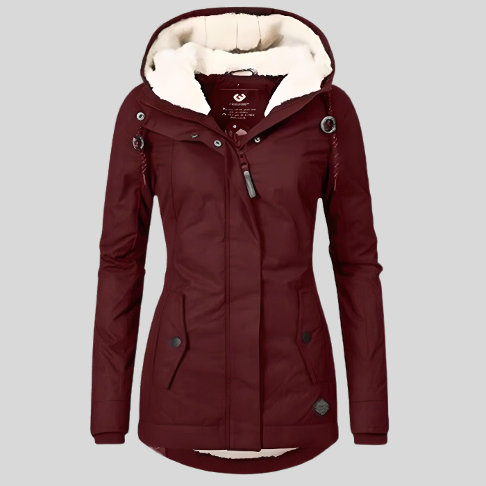 Women Coat | Waterproof Insulated Hood for Rain and Snow