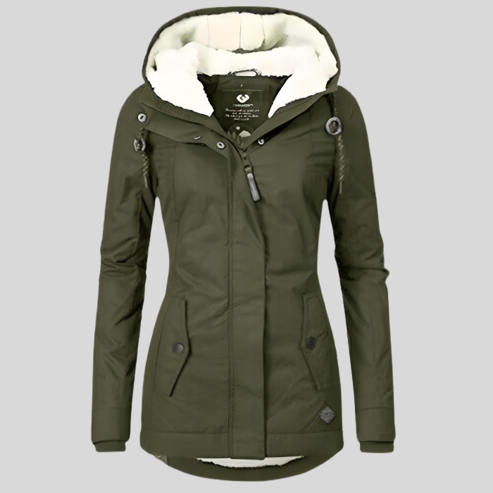 Women Coat | Waterproof Insulated Hood for Rain and Snow