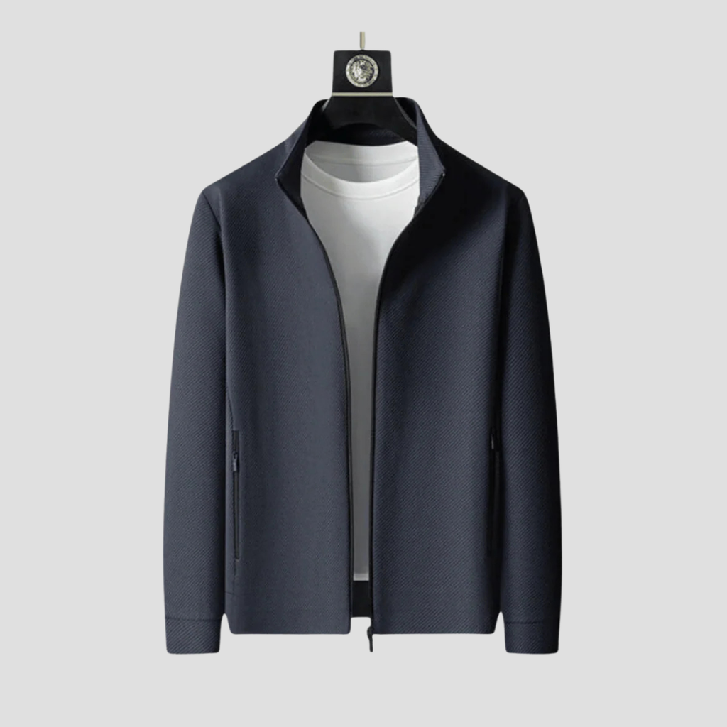 Men Set | Slim Fit Stretch Tracksuit with Textured Finish