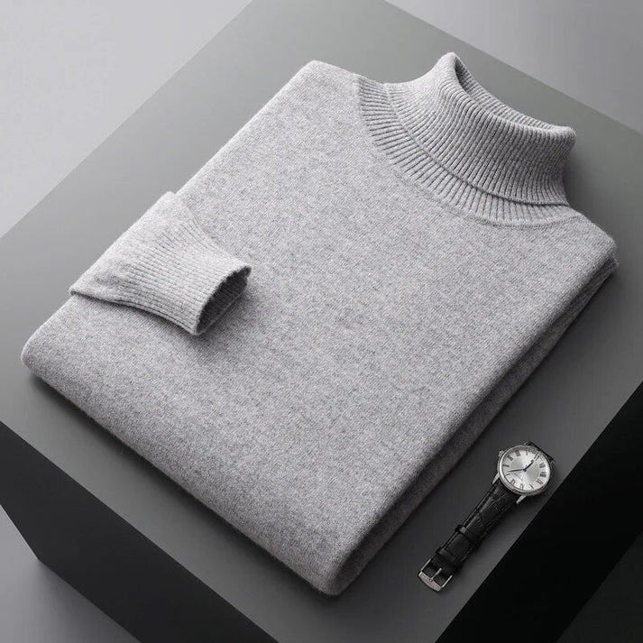 Men Sweater | Turtleneck Regular Fit with Long Sleeves