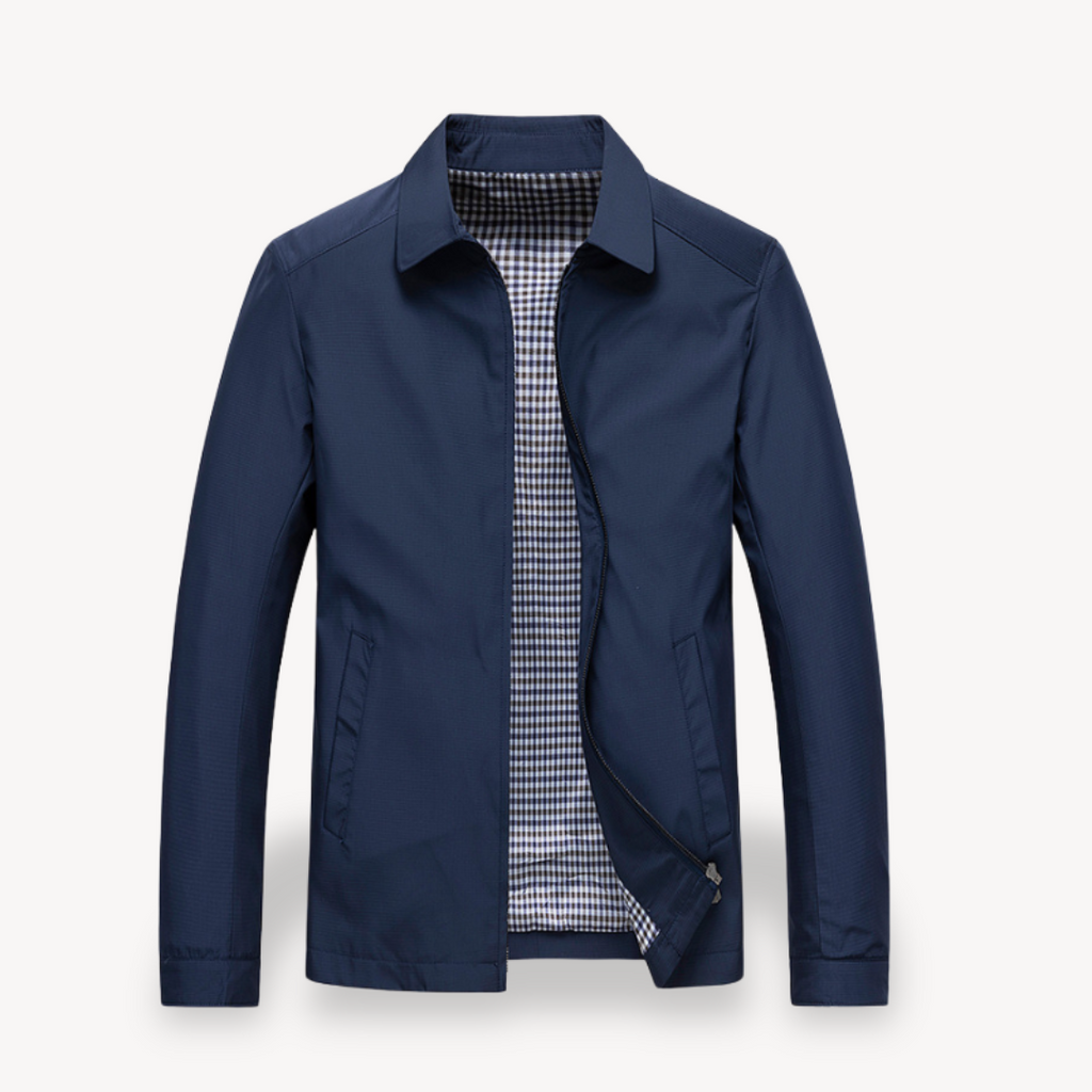 Men Jacket | Hooded Windproof Design with Zip Front Closure