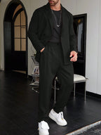 Men Set | Slim Fit Two-Piece Blazer and Trousers Suit