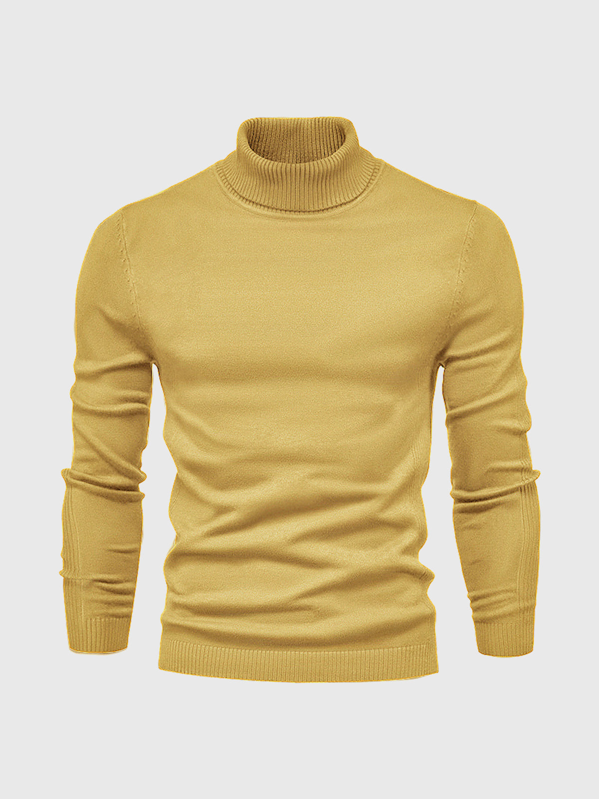 Men Sweater | Turtleneck Regular Fit Pullover Long Sleeve