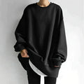 Women Sweatshirt | Oversized Crew Neck Long Sleeve Plus Size