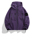 Men Jacket | Waterproof Hooded Oversized Full Zip Fit