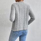 Women Cardigan | Button Front Closure with Textured Fabric