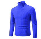 Men Sweater | Ribbed Knit Turtleneck with Long Sleeves