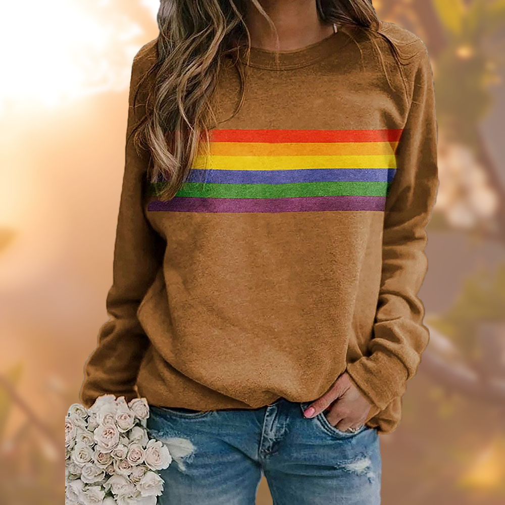 Women Sweatshirt | Crew Neck Pullover with Long Sleeves