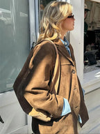 Men Jacket | Regular Fit Classic Suede Construction