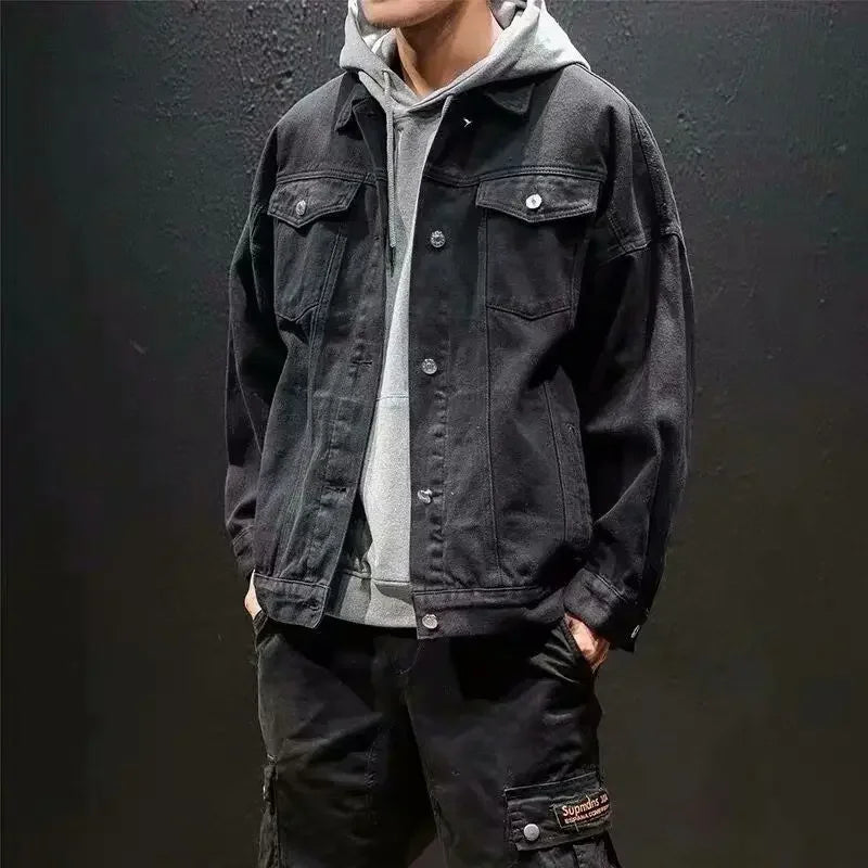 Men Jacket | Oversized Fit with Dropped-Shoulder Silhouette