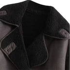 Women Jacket | Wide Collar Tailored Fit for Transitional Wear