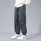 Men Joggers | Tapered Fit with Cargo Pockets and Drawstring