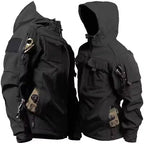 Men Jacket | Full Zip Hooded Softshell with Side Pockets