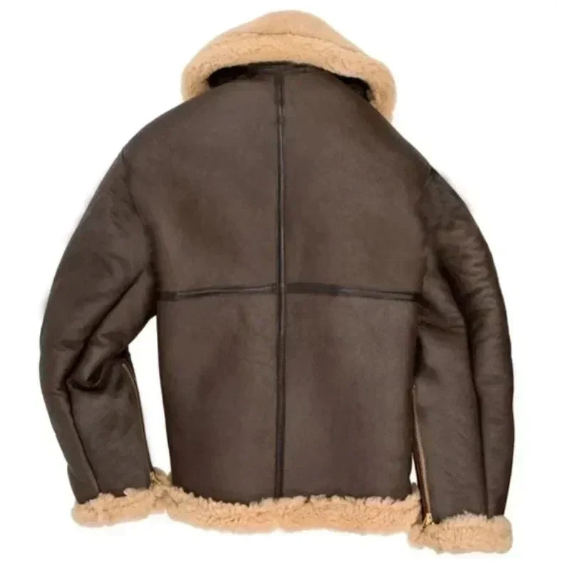 Men Jacket | Aviation-Style Cut with Full-Length Zip Front