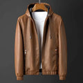 Men Jacket | Hooded Bomber with Full-Zip Front Closure