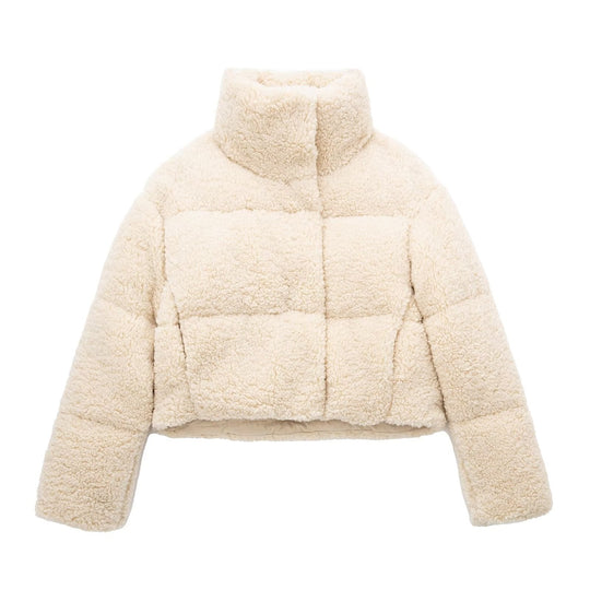 Women Coat | Oversized Teddy Texture Long Length Fit