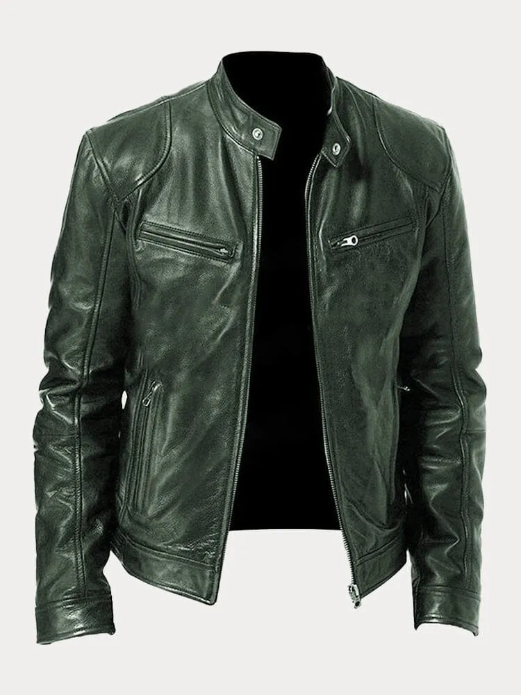 Men Jacket | Regular Fit with Adjustable Cuffs and Inner Lining