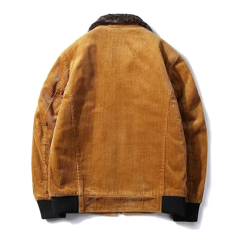 Men Jacket | Windproof Insulated Full Zip Winter Fit