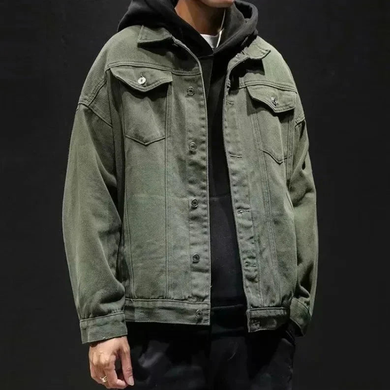 Men Jacket | Oversized Fit with Dropped-Shoulder Silhouette