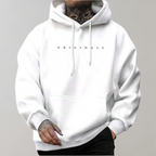 Men Hoodie | Oversized Pullover with Kangaroo Pocket