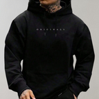Men Hoodie | Oversized Pullover with Kangaroo Pocket