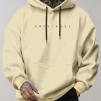 Men Hoodie | Oversized Pullover with Kangaroo Pocket
