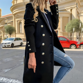 Women Coat | Long Sleeve Tailored Fit with Collar Detail