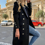 Women Coat | Long Sleeve Tailored Fit with Collar Detail