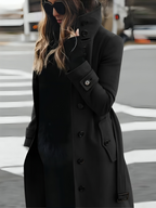 Women Coat | Long Sleeve Slim Tailored Winter Fit
