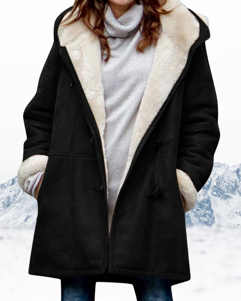 Women Coat | Classic Duffle Fit with Toggle Closure Front