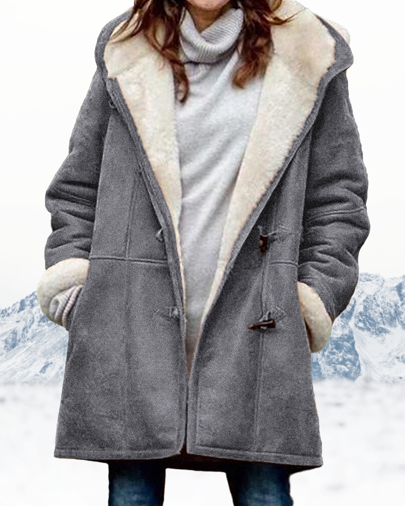 Women Coat | Classic Duffle Fit with Toggle Closure Front