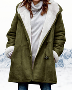 Women Coat | Classic Duffle Fit with Toggle Closure Front