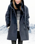 Women Coat | Classic Duffle Fit with Toggle Closure Front
