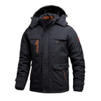 Men Jacket | Insulated Winter Fit with Detachable Hood