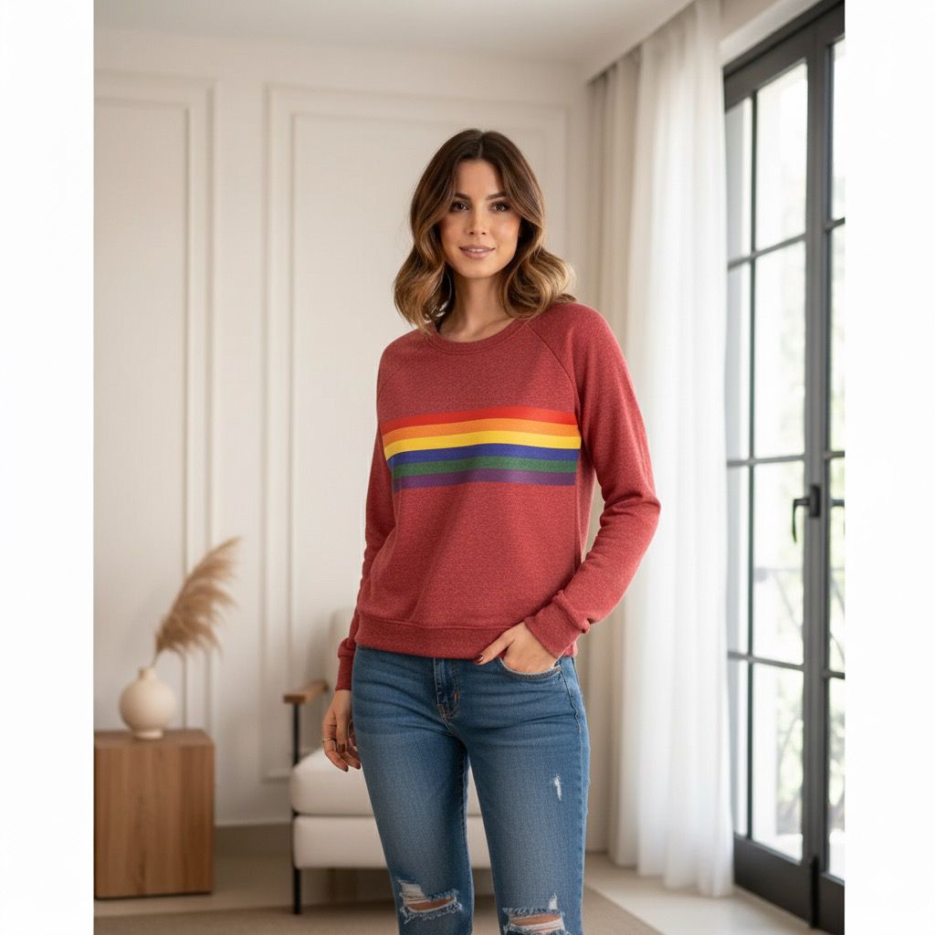 Women Sweatshirt | Crew Neck Pullover with Long Sleeves