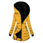 Women Jacket | Quilted Hood and Full-Zip Insulated Lining