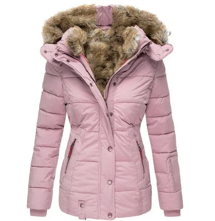 Women Jacket | Fitted Cut with Lined Hood for Winter