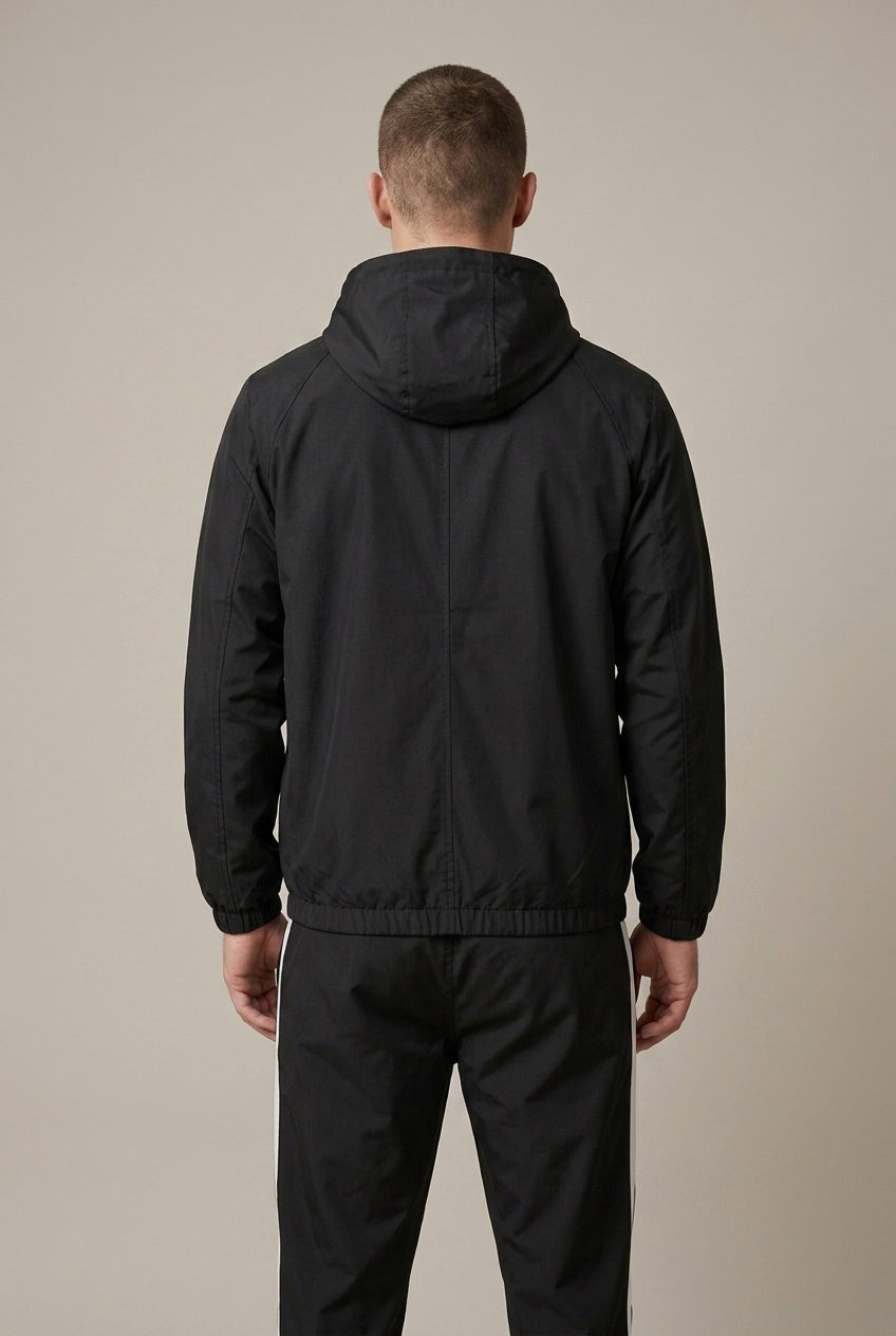 Men Set | Hooded Track Jacket and Jogger with Contrast Panels