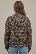 Women Jacket | Oversized Bomber with Snap-Button Front