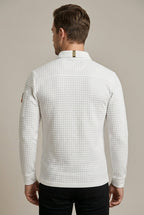 Men Polo Shirt | Quilted Construction with Sleeve Zip Pocket