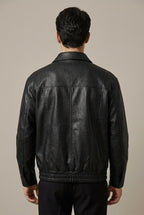 Men Jacket | Oversized Fit with Asymmetric Zip Front