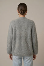 Women Cardigan | Relaxed Fit Plush Alpaca Fibre Knit