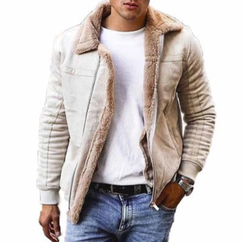 Men Jacket | Insulated Collar Cut for Winter Layering