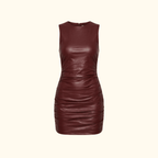 Bodycon Dress Women Sleeveless Stretch Fit Mini Length - Evergreen Outfits - Women Mini Dress