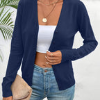 Women Cardigan | V-Neck Button-Front with Ribbed Texture Fit