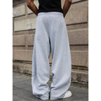 Men Joggers | Wide Leg Fit with Drawstring Waist