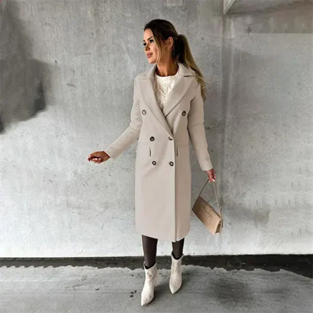 Women Coat | Tailored Fit with Long Sleeves for Winter