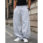 Men Joggers | Wide Leg Fit with Drawstring Waist
