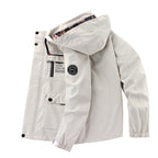Men Jacket | Waterproof Hood and Adjustable Cuffs Outdoor Fit